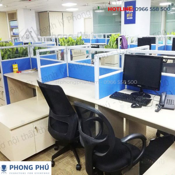 Vách ngăn bàn nỉ kính NK03